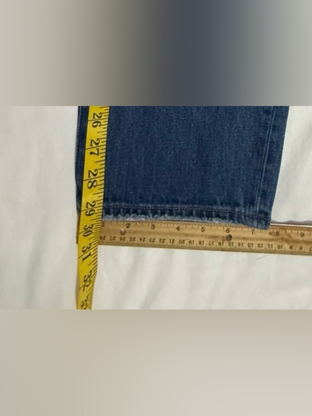 Madewell Baggy Straight Jeans Size 27 Medium Wash High Rise Denim - Picture 11 of 14